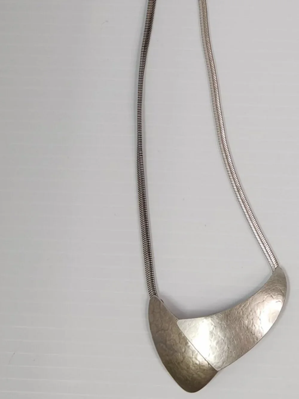 Modernist Sculptural Statement Necklace